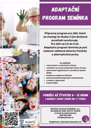 Adaptační program Semínka - od 2,5 do 5 let